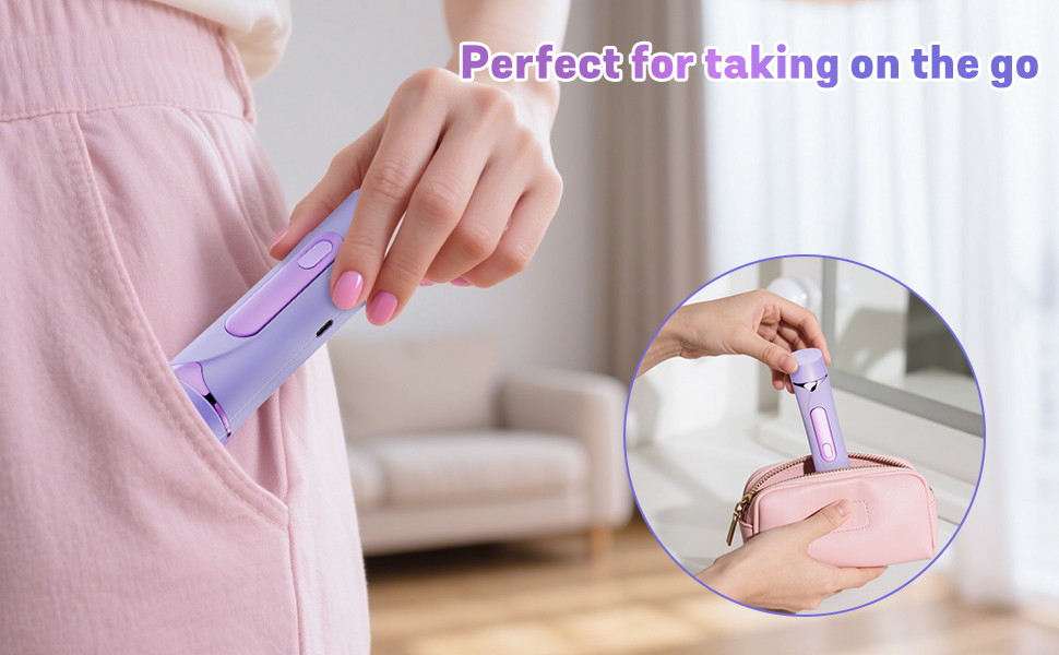 Триммер для бікіні 2025 року: 2-в-1 для жінок, водонепроникний, безболісний, для тіла. Повний комплект для догляду за інтимною зоною. Колір: фіолетовий