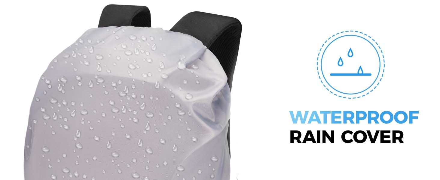 Сумка-рюкзак для фотокамери Bagsmart: водонепроникний рюкзак для фотографів з відділенням для ноутбука 15,6 дюймів, чорний