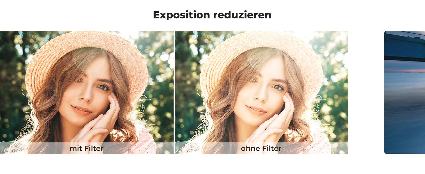 Фільтр ND K&F Concept K-Serie 52mm, змінний (ND2-400, 1-9 ступенів затемнення) з кришкою об'єктива