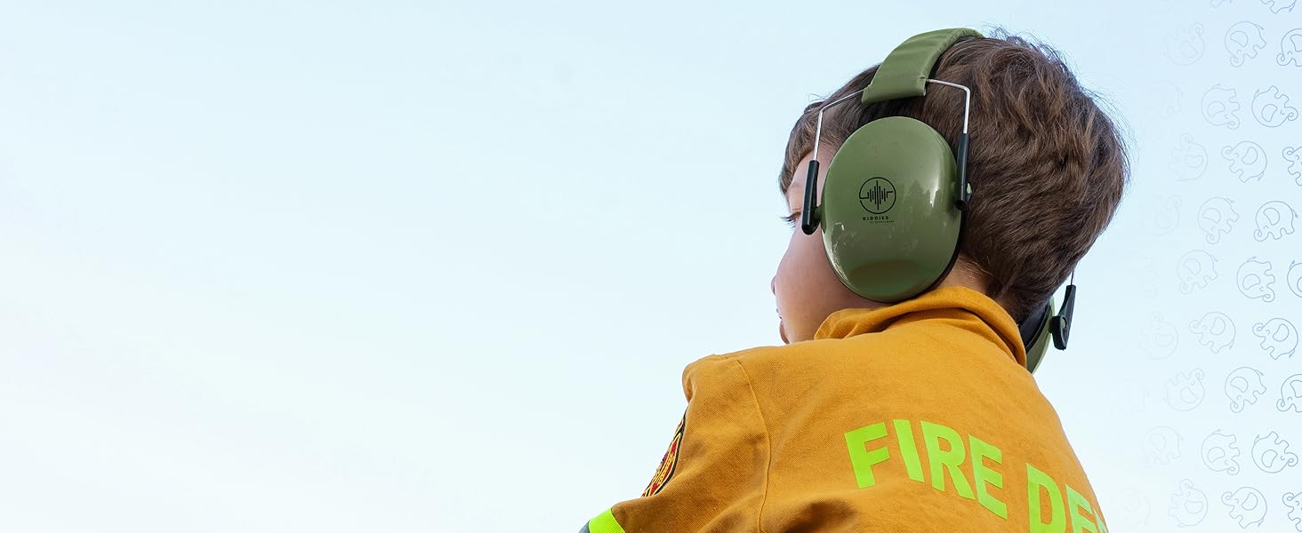 Schallwerk® Kapselgehörschutz Kiddies: Дитячі навушники-захисники від шуму | Навушники для дітей, преміум-якість, захист від шуму, ідеальні для повсякденного використання та заходів (Оливковий зелений)