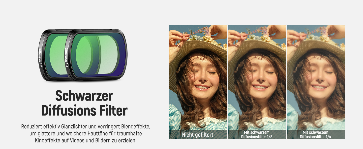 Набір фільтрів NEEWER для DJI Osmo Pocket 3: ND, PL, CPL, UV, ефектні фільтри