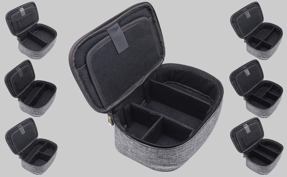 Органайзер для кабелів та аксесуарів Sisma - універсальна сумка-чохол (сірий)