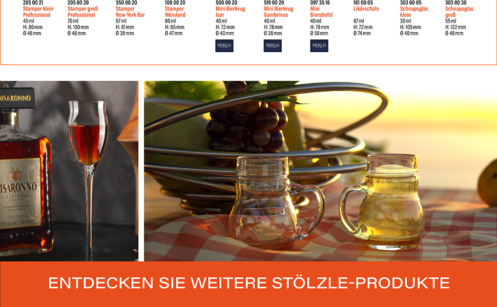 Набір келихів Stölzle Lausitz Grappa 6 шт, 90 мл для бренді, лікеру, граппи. Келихи зі ніжкою, преміум-якість, можна мити в посудомийній машині
