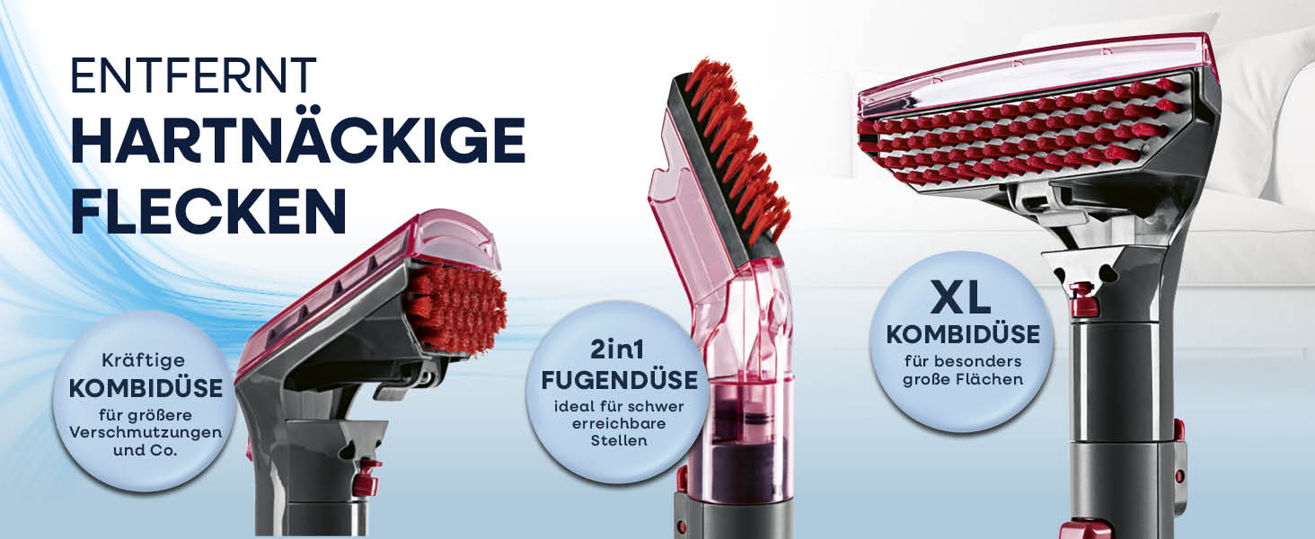 CLEANmaxx Професійний мийкий пилосос для килимів та м'яких меблів Pro Power 600W | 3 в 1: миття, чистка килимів та м'яких меблів, видалення локальних забруднень | Для килимів, авто, диванів, м'яких меблів