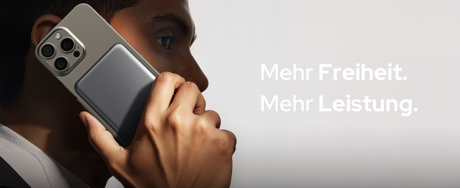 Powerbank TRKOY MagSafe 5000mAh з бездротовою зарядкою та USB-C, сірий колір, для iPhone 17/16/15/14/13/12