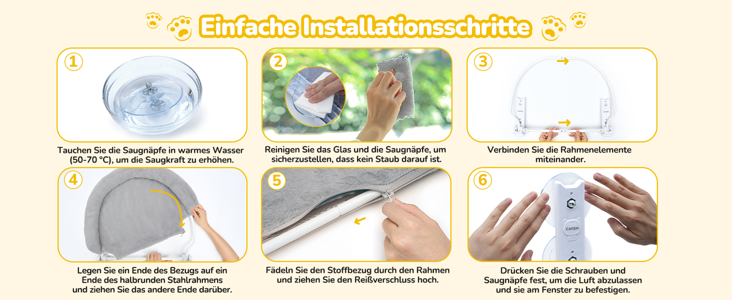 Кішка лежанка на вікно CATISM, сіра, з подушкою, до 20 кг, 52x30 см