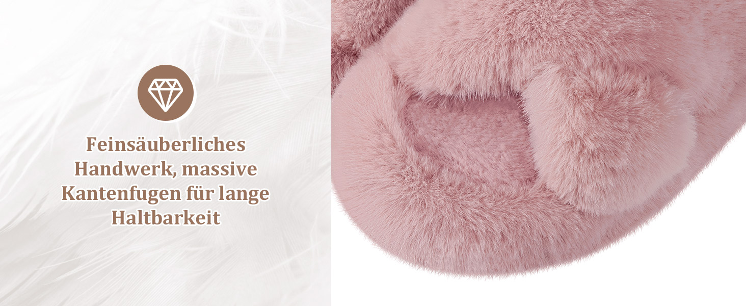 Жіночі тапочки з м'якою підкладкою, антиковзні, теплі, пухнасті, відкриті, для дому та вулиці, розмір 36/37 EU, 2 кольори