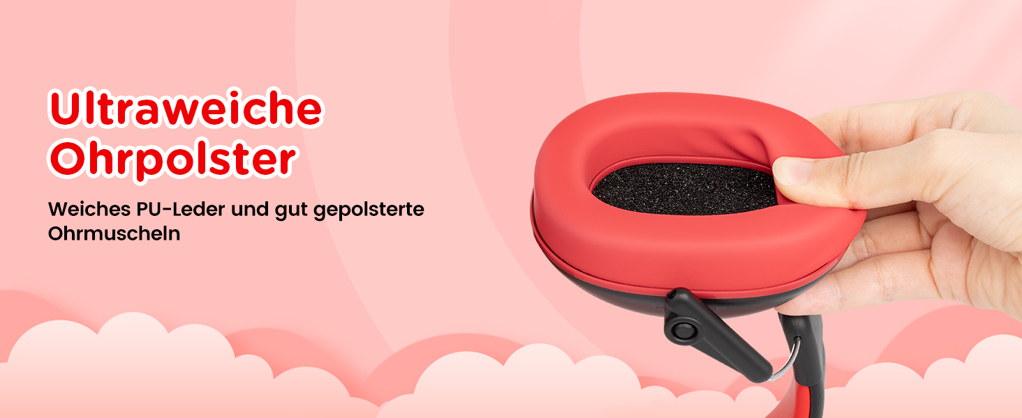 Дитячий навушник шумозаглушення Link Dream, SNR 30dB, для дітей 3-16 років, блакитний/чорний