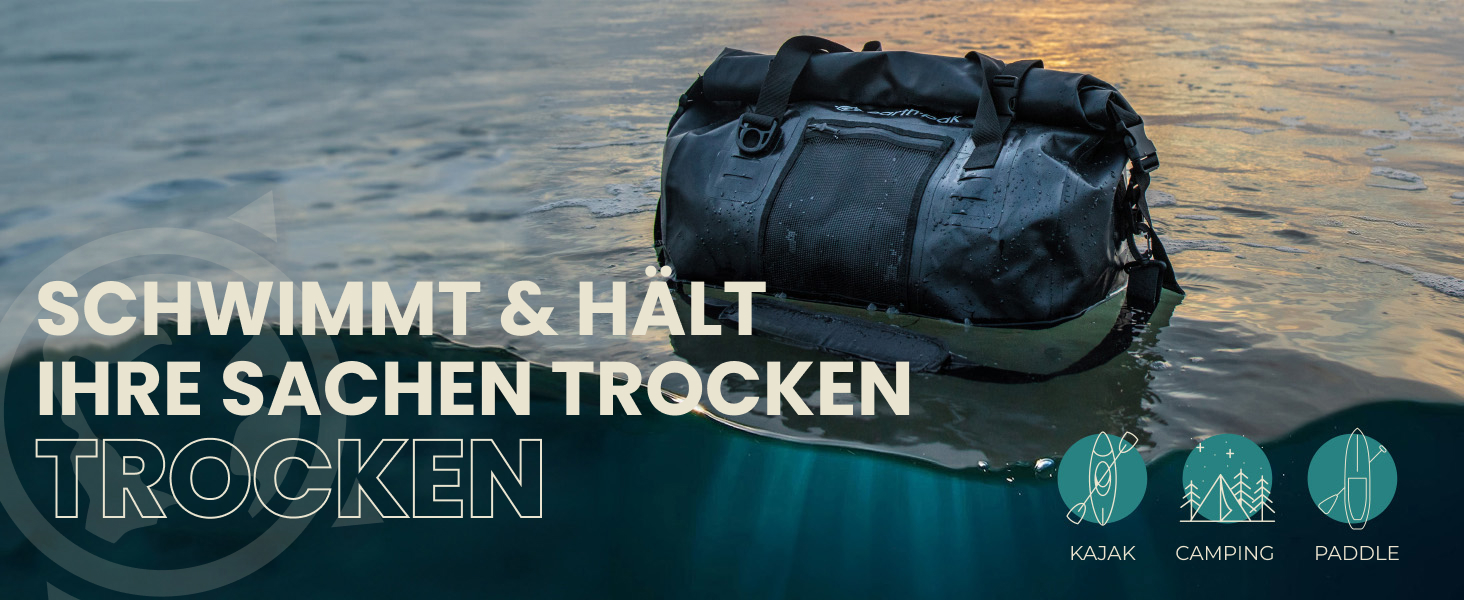 Водонепроникна дорожня сумка Duffel 50/70 л — ідеальна для подорожей, спорту, експедицій, вітрильного спорту, преміум-якість