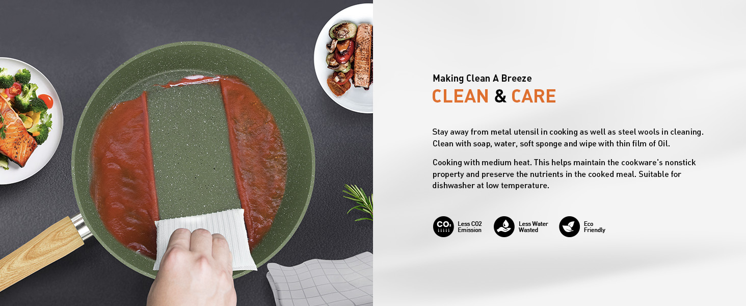 Набір каструль та сковорідок DishDelight 30 предметів з антипригарним покриттям з граніту. Набір каструль, сковорідок з кришками з термостійкого скла. Зелений колір.