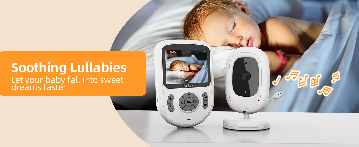 Дитячий відеоняня TakTark з камерою, 2.8