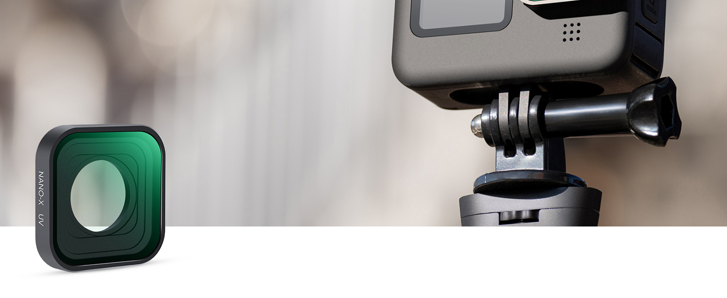 Набір фільтрів ND K&F Concept для GoPro Hero 13 Black (4 шт.): ND4, ND8, ND16, ND32. Захист від UV-променів, HD Optical Glass