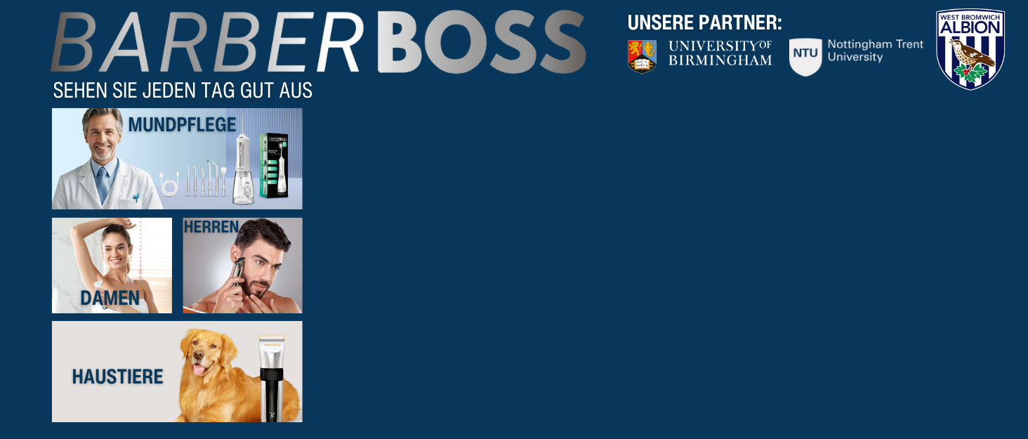 Електрична машинка для грумінгу домашніх тварин BarberBoss QR-9082 – бездротова, з керамічними лезами та LED-дисплеєм