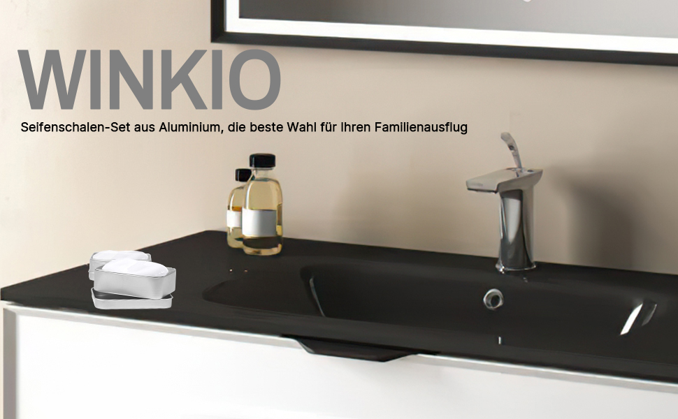 Набір мильниць для подорожей 2 шт. з алюмінію з підсіткою, вологостійкі, нержавіючі мильниці для дому, подорожей, мила та пінки для гоління (срібні)