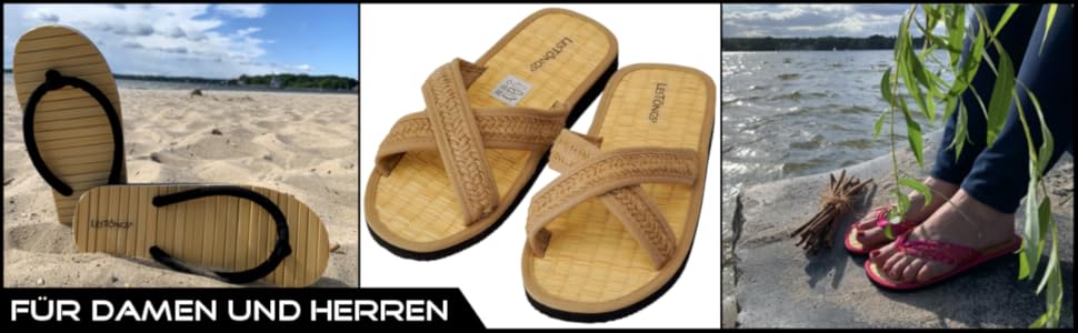 Жіночі в'єтнамки Japanwelt Zimtlatschen JUNCUS-X Flower Cross блакитні 37/38 EU: веганські сандалі з корицевою підошвою проти запаху