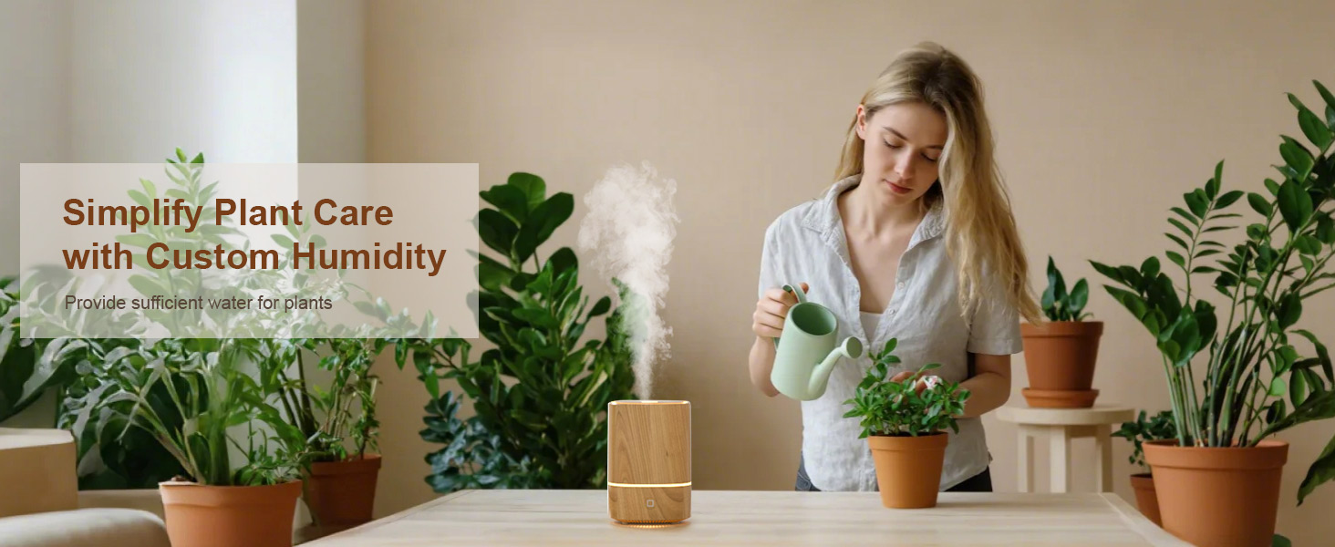 Дифузор ароматерапевтичний ультразвуковий 125мл, зволожувач повітря з LED-підсвіткою 7 кольорів, функція автовимкнення, для дому та офісу (Береза)