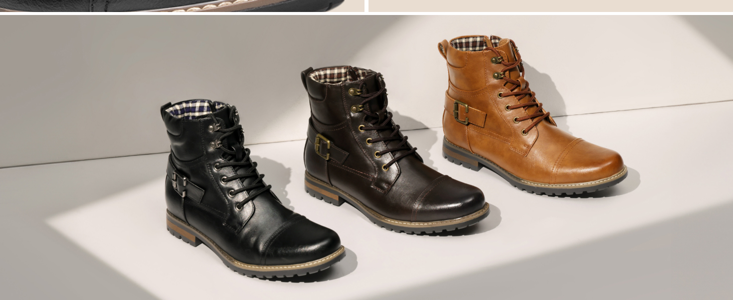 Чоловічі мотоциклетні черевики Bruno Marc - класичні челсі, чорні, 43 EU