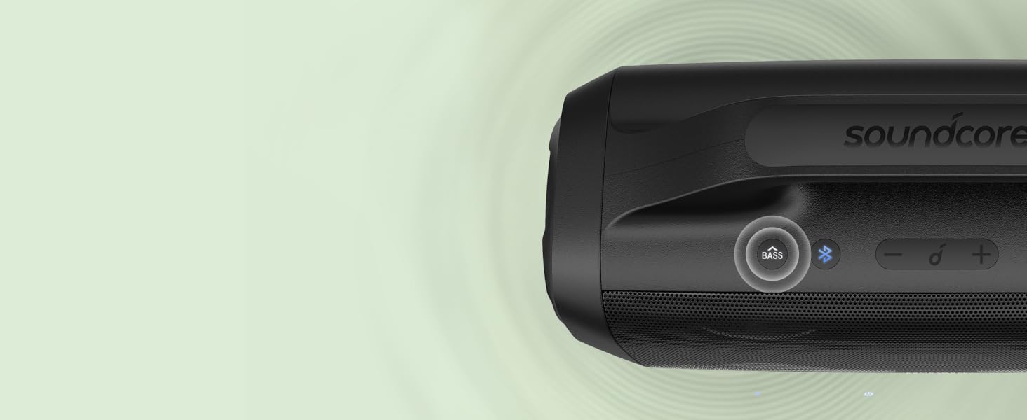 Soundcore Motion Boom - Bluetooth портативна колонка Anker з Titan драйверами, BassUp, IPX7, 24h, для відпочинку на природі