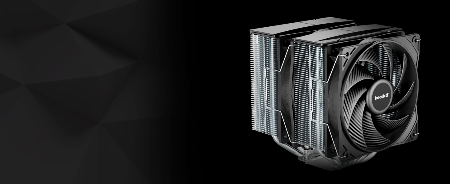 be quiet! Pure Rock Pro 3 Silver - Повітряний кулер для ПК з 4 тепловими трубами та вентилятором Pure Wings 3 120mm