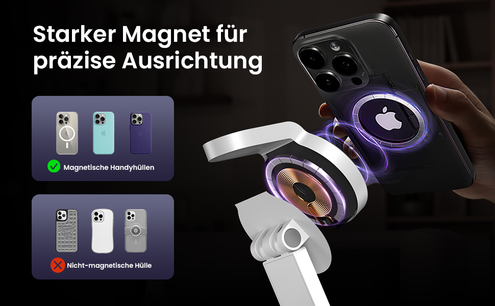 Зарядний пристрій MagSafe 3-в-1, складаний, для Apple Watch, iPhone та AirPods (білий)