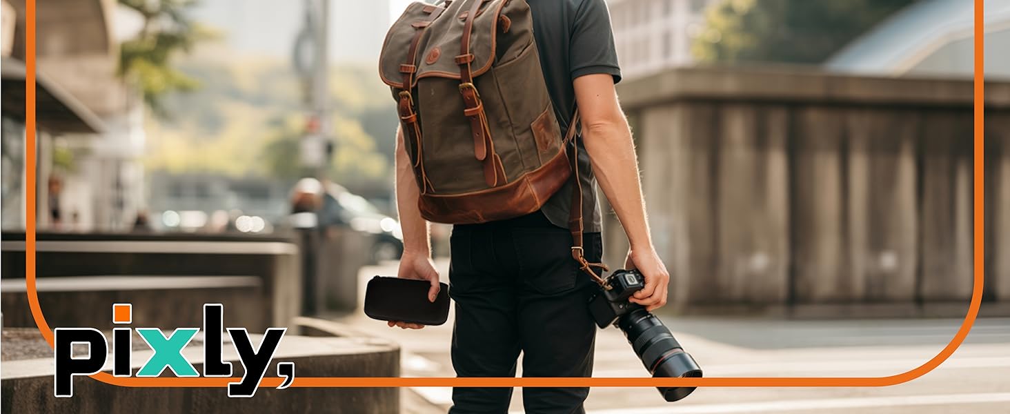 Набір для чищення камери Pixly® 16 предметів: Професійний набір для DSLR з повітряним насосом, 2-в-1 олівцем для лінз, пензлем для чищення, рукавичками та мікрофібровими серветками. Підходить для камери, об'єктива та сенсора.