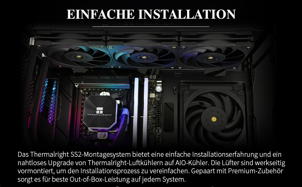 TR Frozen Edge 360 - рідинна система охолодження CPU з вентилятором 120мм, чорний, AMD/Intel