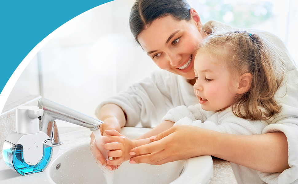 Автоматичний диспенсер для мила на батарейках, USB, безконтактний, настінний, 420 мл