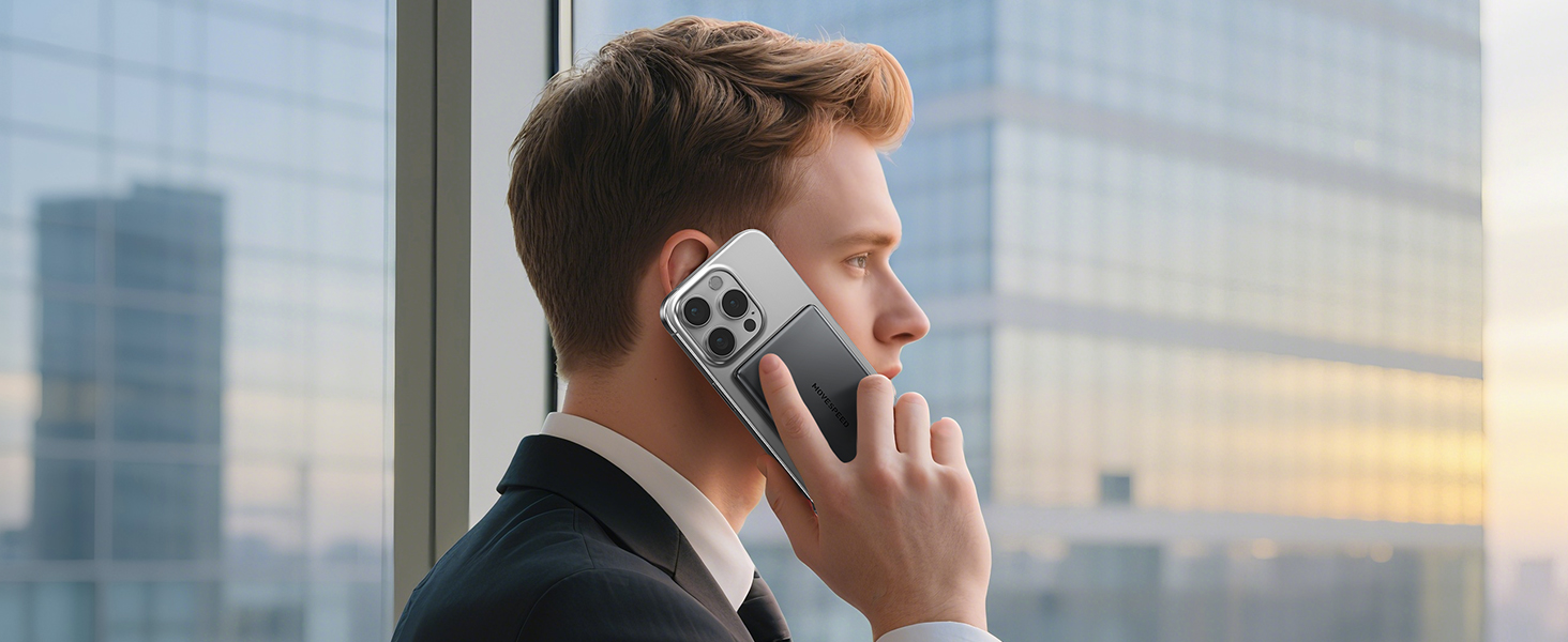 Power Bank MOVESPEED MagSafe 5000mAh Space Grau - Бездротовий зарядний пристрій для iPhone