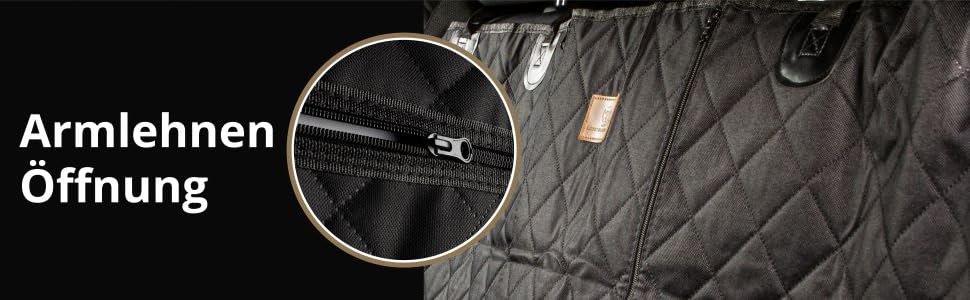 Захисний чохол на сидіння автомобіля для собак AMZPET (122 см) – Водостійкий, антиковзний та стійкий до подряпин – Міцний – 56 x 45 x 122 см. Підходить для маленьких автомобілів (купе або хетчбек). Універсальний, сумісний з Isofix