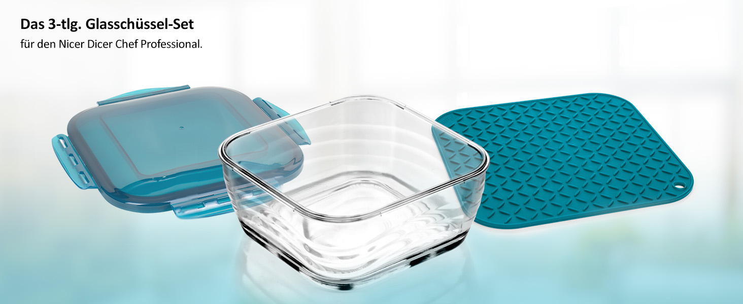 Набір для нарізки овочів Genius Nicer Dicer Chef Professional 18-ти частинний, ручний, з контейнером 5.2L, спіралізатор, для кухні