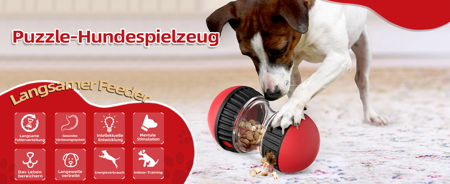 Іграшка для собак, інтерактивна, для тренування та розваг, розвиває інтелект, підходить для собак різних розмірів