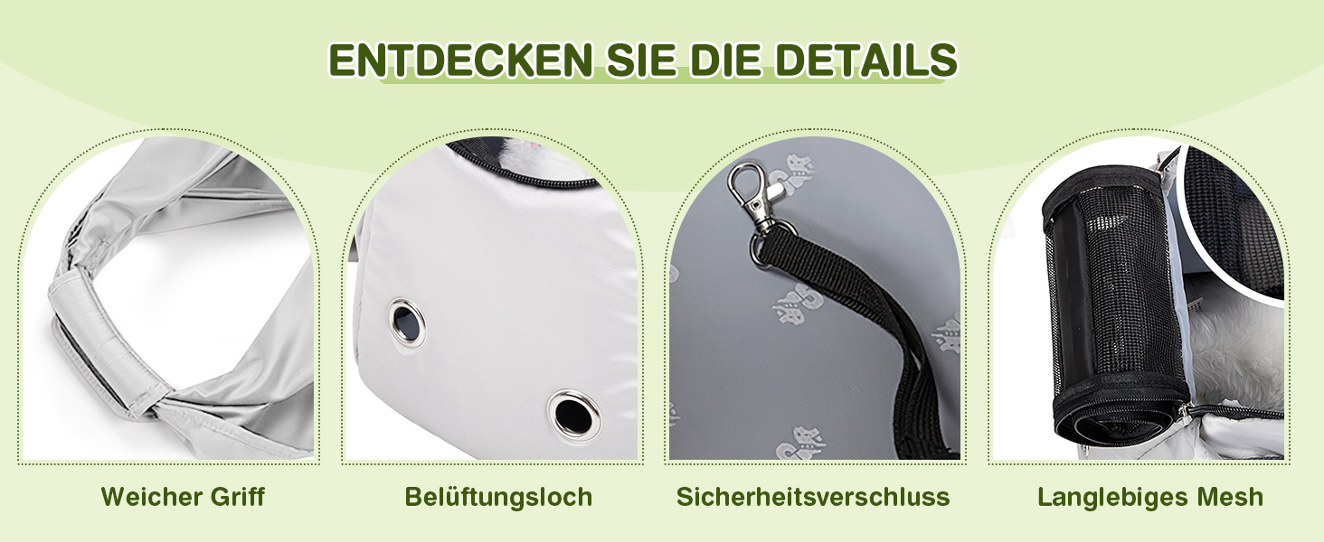 Чорна сумка-переноска для собак та котів ALLSOPETS - легка, дихаюча, для подорожей та відпочинку на природі