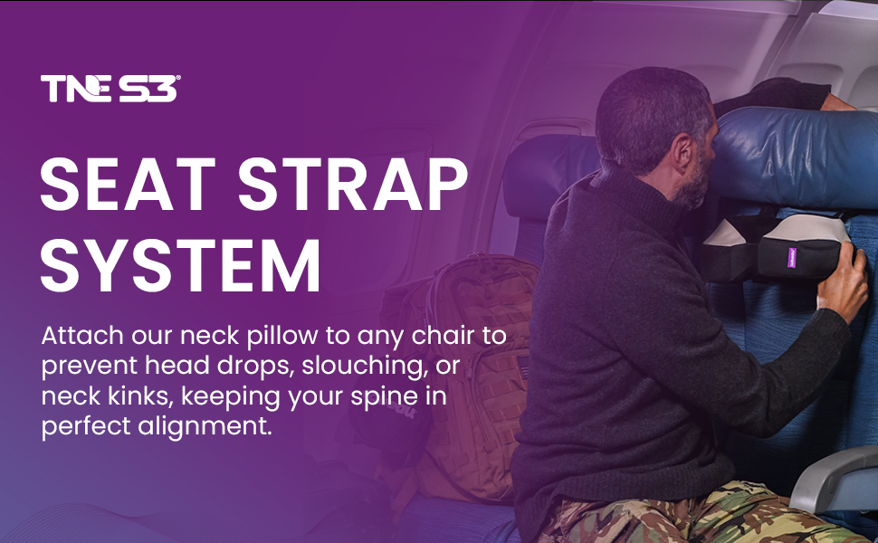 Подушка для шиї Cabeau Evolution TNE S3 Reisekissen - Memory Foam для подорожей, офісу та ігор (Vegas) з фіксатором