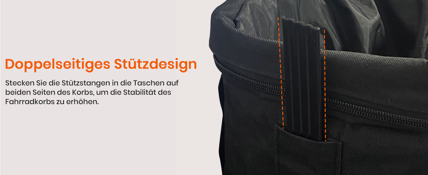 Складаний водонепроникний кошик на кермо велосипеда, знімний, з алюмінієвого сплаву, для собак, котів, невеликих тварин, для пікніка, покупок (Чорний)