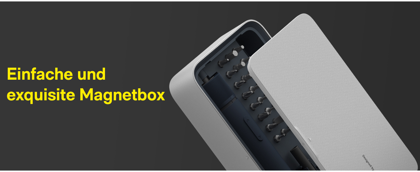 Акумуляторний шуруповерт HOTO з магнітом та 25 бітами, LED-підсвічуванням, 3 рівнями крутного моменту (1.5/3/4 Н.м), акумулятор 1500 мАг, зарядка USB-C, для ремонту меблів та електроприладів