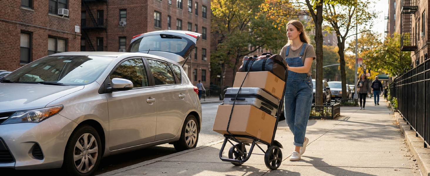 Складаний візок для покупок Homecall 50L з охолодженням, 3-в-1: візок, сумка-тележка, рюкзак (темно-сірий)