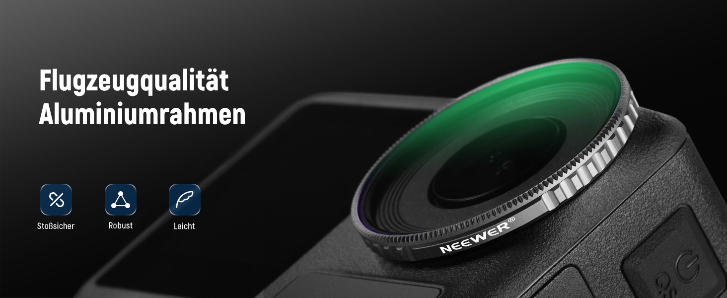 Набір фільтрів ND для DJI Osmo Action 4/5 PRO: ND8, ND16, ND32, CPL (4 шт.)