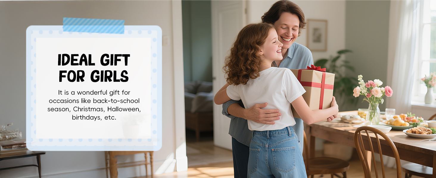 Шкільний рюкзак для дівчаток-підлітків: стильний та водонепроникний, 3-9 клас, для школи та подорожей, блакитний (8529)