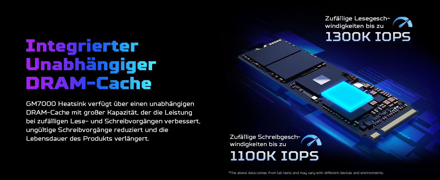 SSD Acer Predator GM7000 2TB NVMe PCIe Gen4 з DRAM Cache - 7400 MB/s для ПК, ноутбука та PS5