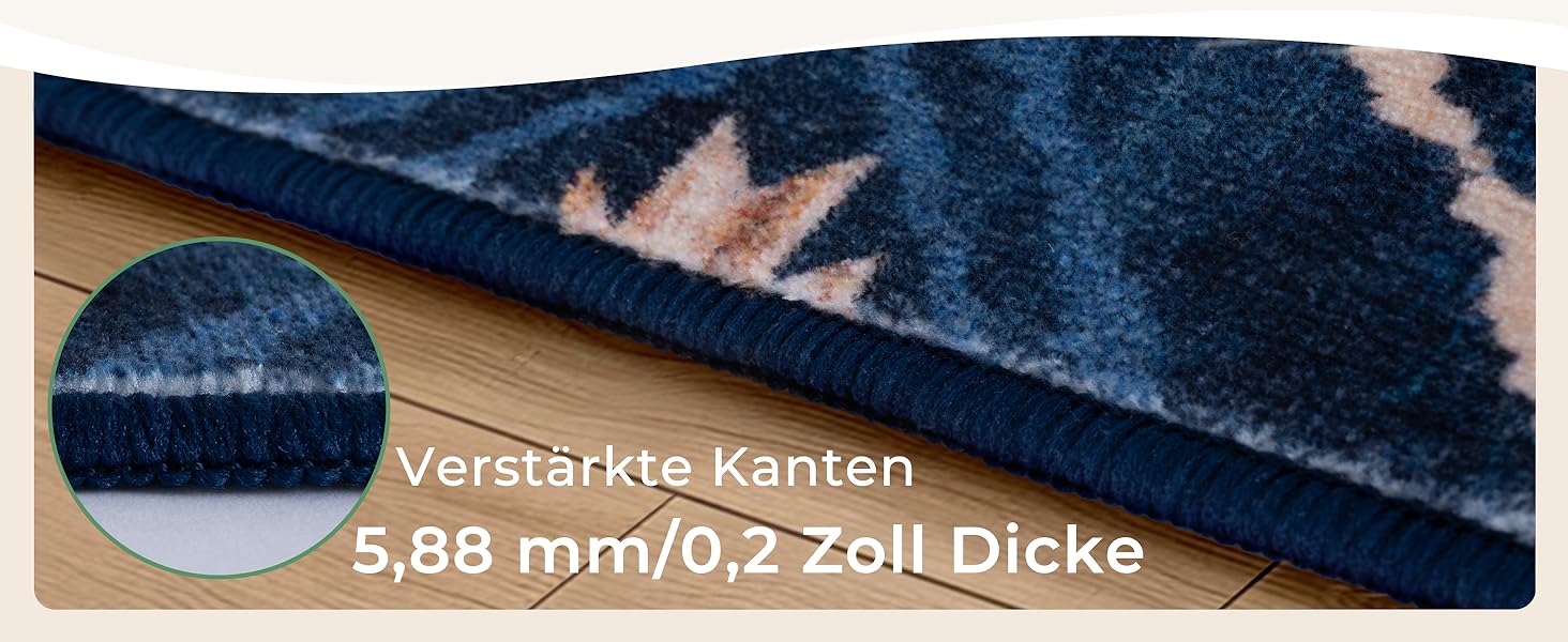 Килимок-довгий килим для коридору 60 x 180 см, неслизький для кухні, з коротким ворсом, пральний, складаний, у стилі бохо – для коридору, кухні, вітальні та офісу, чорно-білий 60 x 180 см