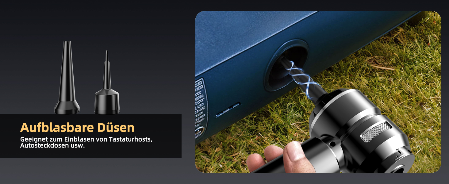 Портативний бездротовий пилосос NVKHG з акумулятором, 26000Pa, 3 швидкості, безщітковий двигун, для дому, авто, офісу, видалення шерсті тварин, срібний