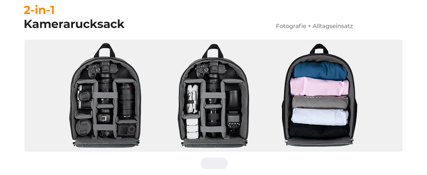 Рюкзак для фотокамери K&F CONCEPT з захистом від дощу, для DSLR/SLR, зелений з імітацією шкіри