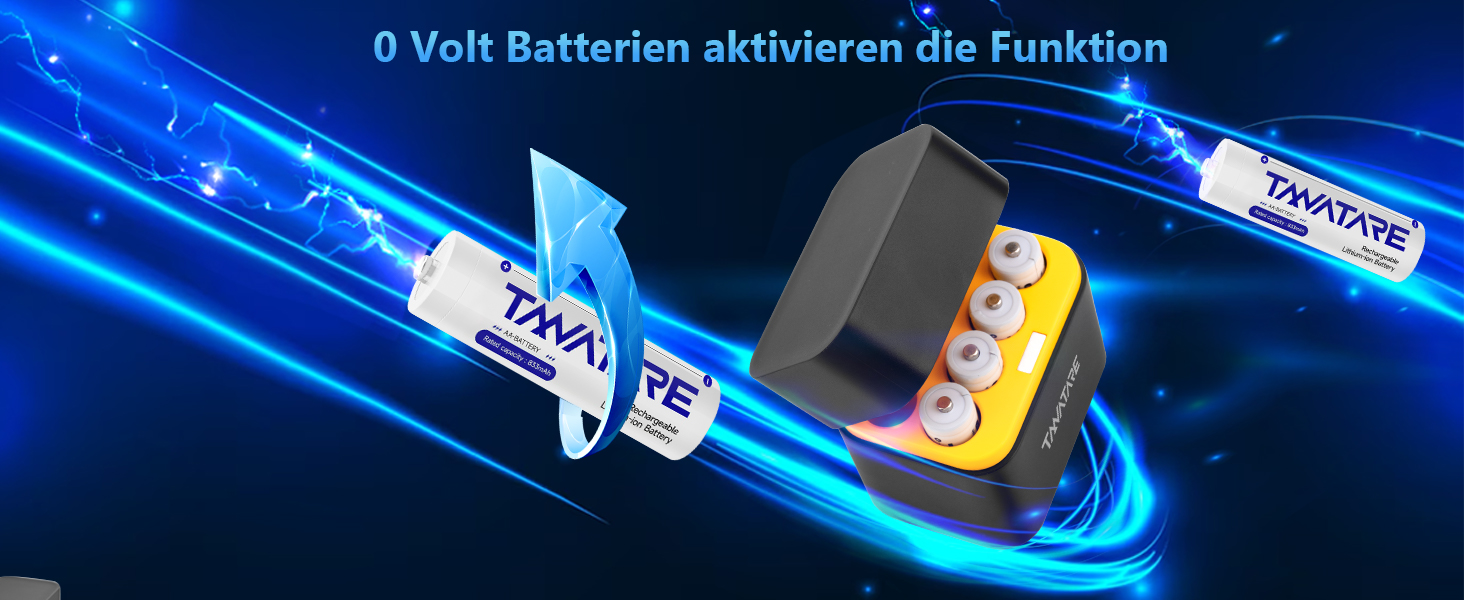 8 x Акумулятори Li-Ion AA з зарядним пристроєм, 1.5V, 2500 mAh, перезаряджувані, білі (чорні)