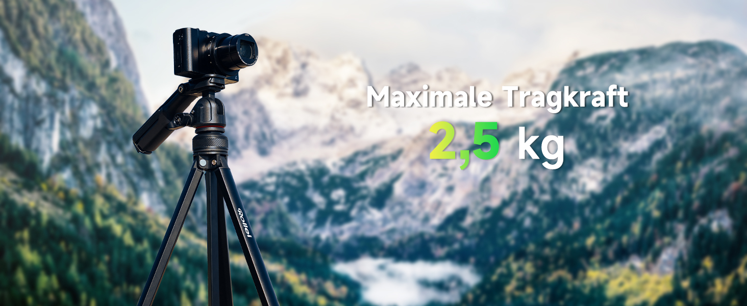 Штатив Rollei Compact Traveler No.1, 143см, чорний: компактний, легкий, для фото та відео