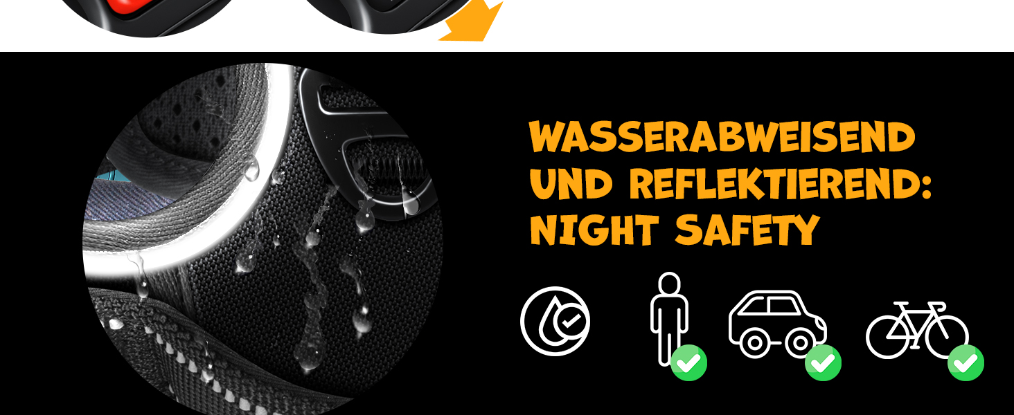 Шлейка для собак без натягу та задухи, дихаюча та м'яка, з світловідбиваючими елементами | Шлейка No-Pull з кишенькою для відходів | Регульована шлейка з ручкою - (M, Чорний)