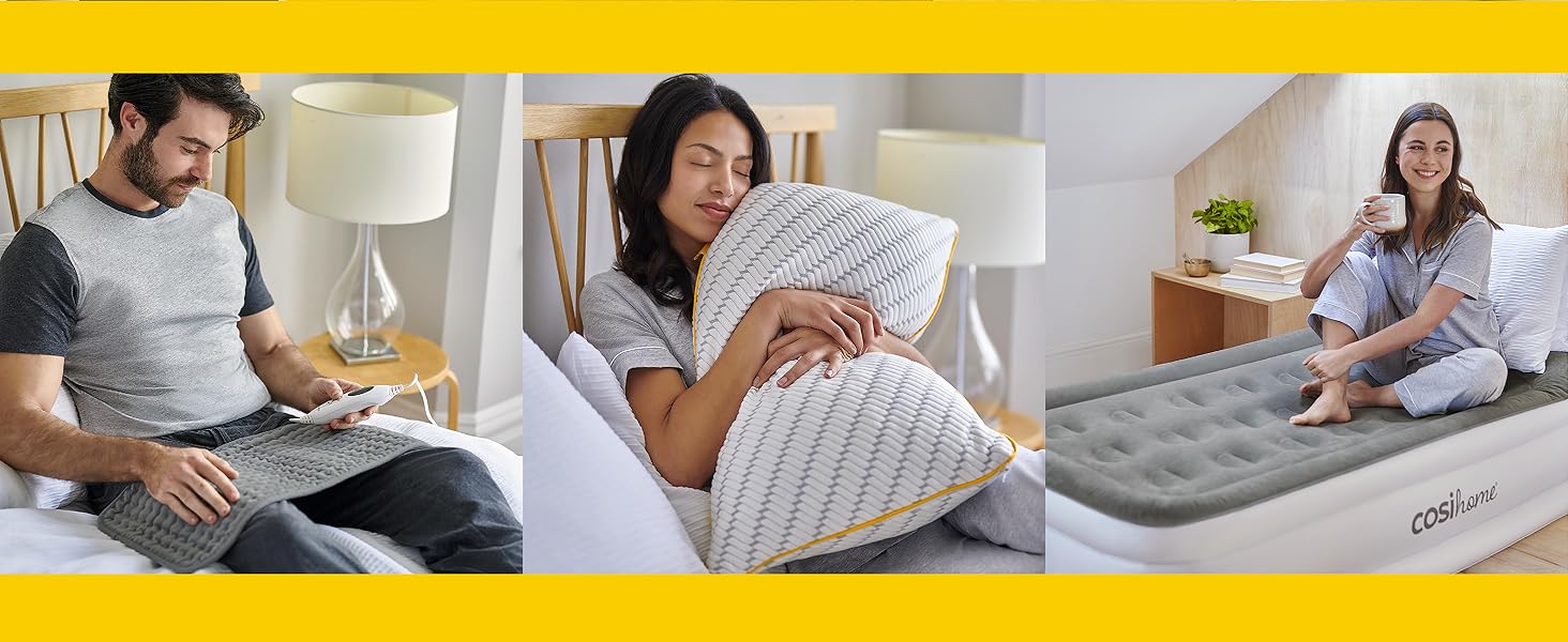 Електрична ковдра Cosi Home 180x130 см з регулюванням температури, захистом від перегріву та пульт дистанційного керування. Sherpa та Fleece, Navy Marineblau