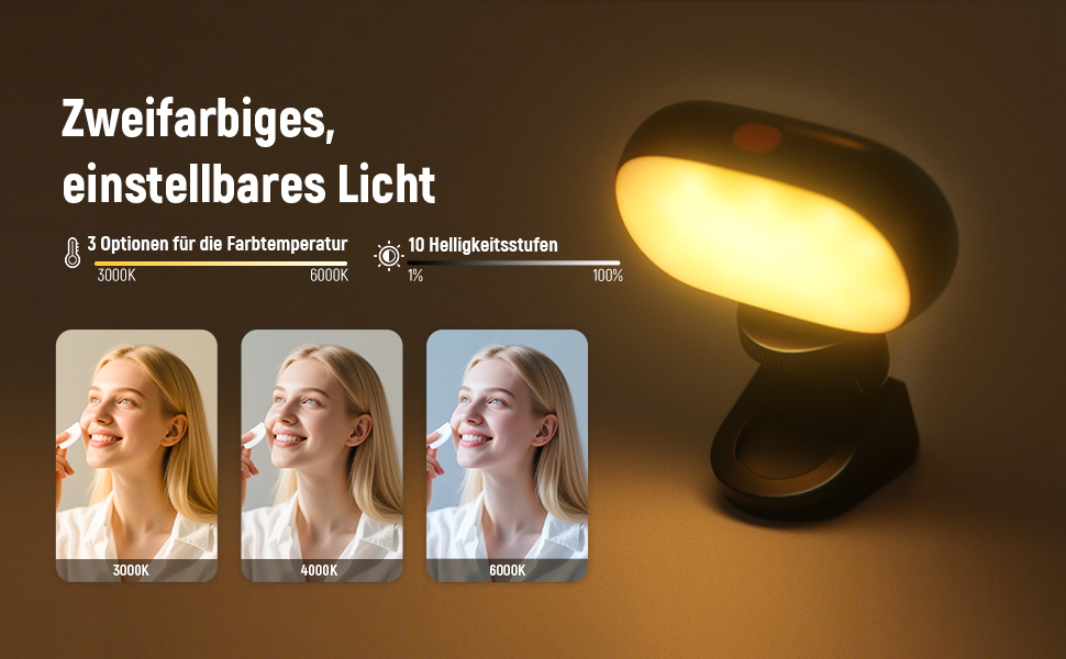 NEEWER BL120B LED світло для селфі та татуювань, сумісне з iPhone, з кліпсою, CPL фільтром, штативом та тримачем для телефону, BL120B (N9)