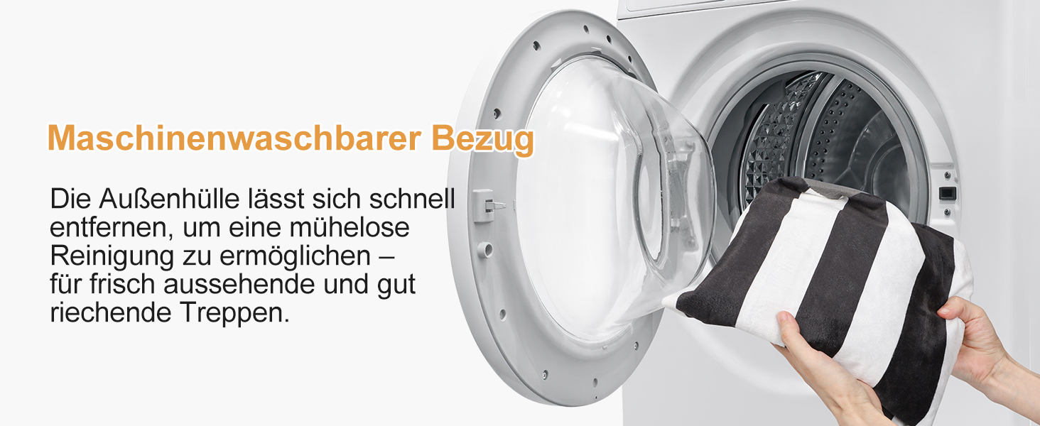 Сходинка для домашніх тварин Pawk: 5 сходинок, високощільний пінопласт, знімний чохол, для собак та котів, 45 x 56 x 75 см