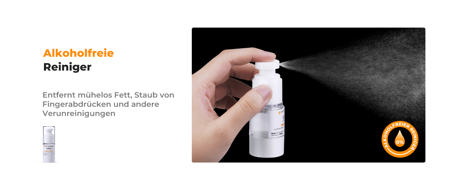 Набір для чищення камери та оптики K&F Concept 10 в 1: DSLR, об'єктиви, мобільні телефони