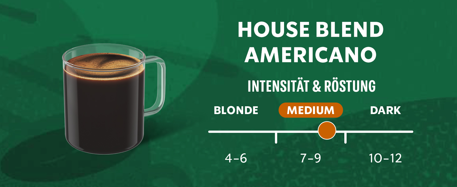 Кавові капсули Starbucks House Blend для Nescafé Dolce Gusto, середній обсмал, 72 шт (6х12)